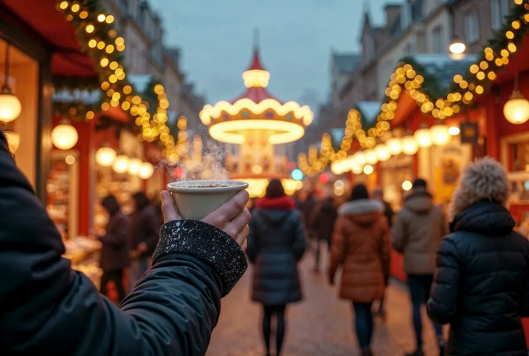 Cover for Christmas markets; a paradise for high sensitive people with panic attacks (not)